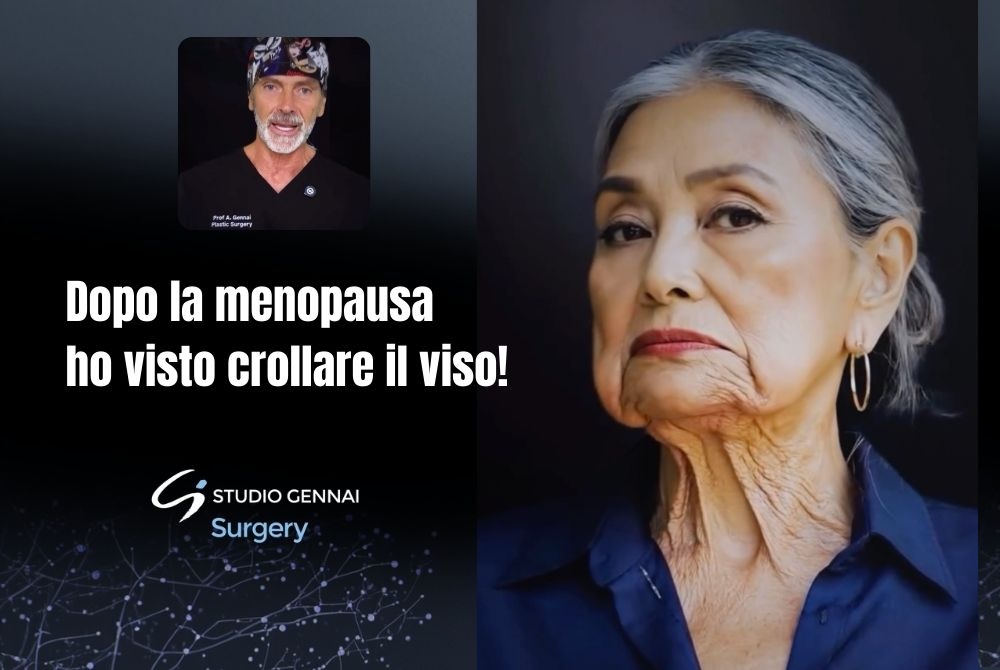 menopausa cedimento viso